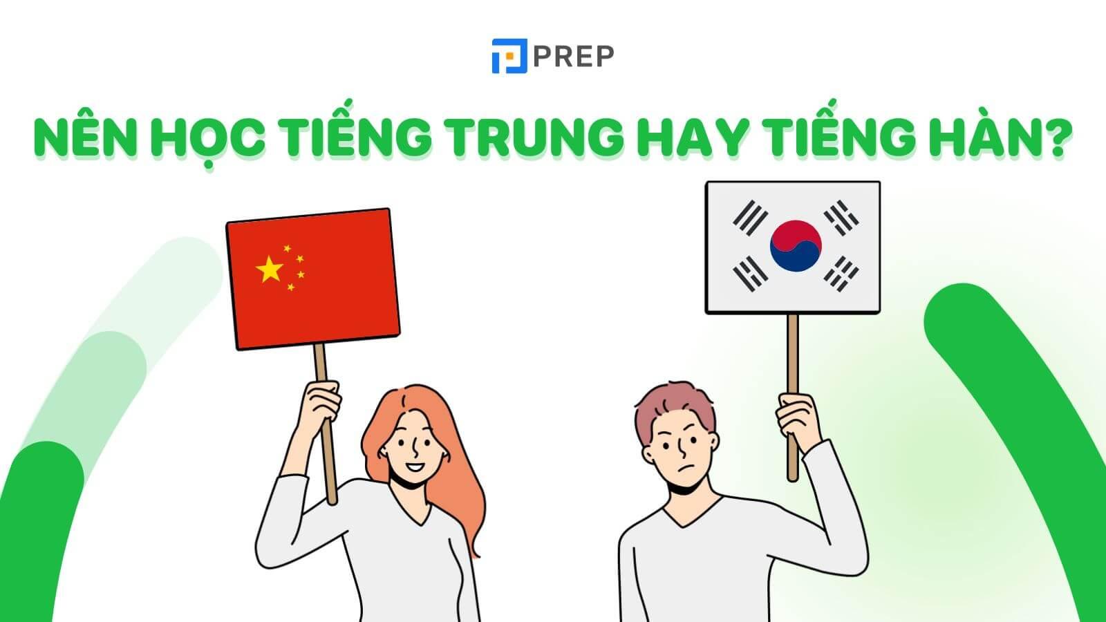 nên học tiếng trung hay tiếng hàn
